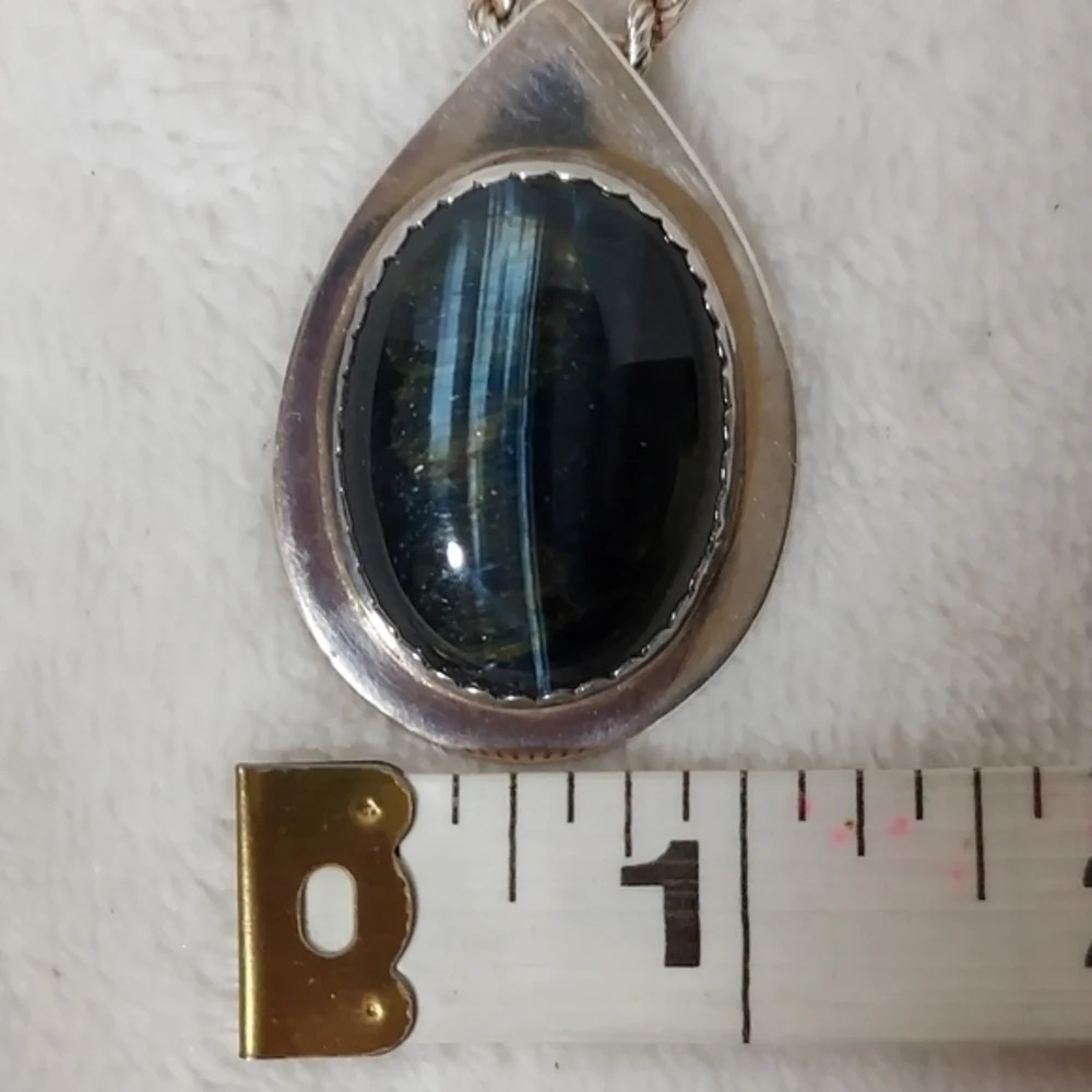 Sterling Silver Labrodite Cabochon - Picture 5 of 10